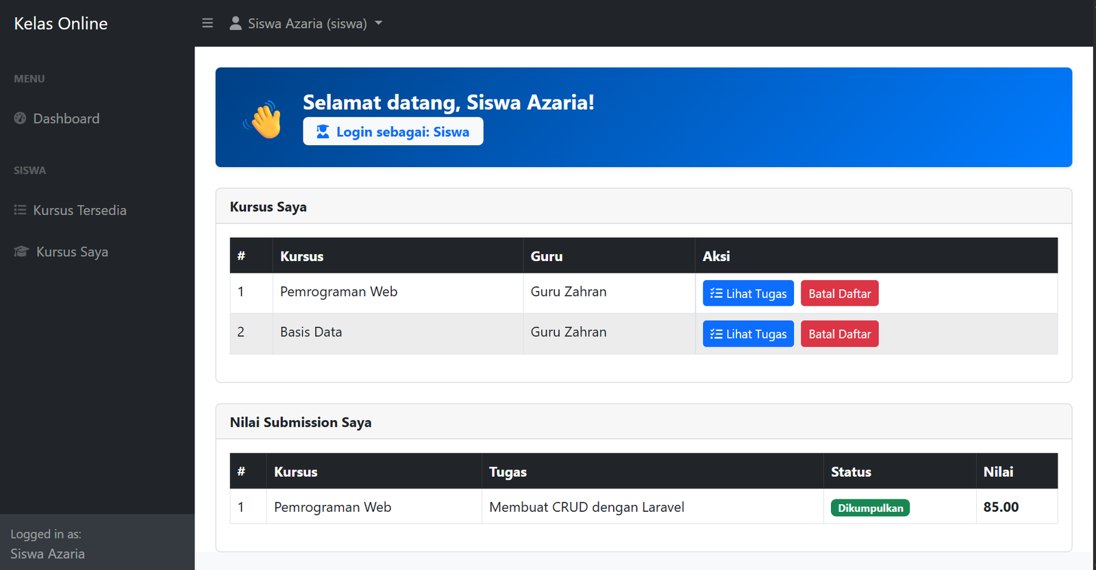 SMKO - Halaman Siswa